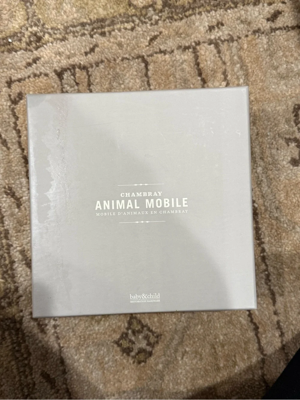 Restoration Hardware Soft Pink Safari Mobile